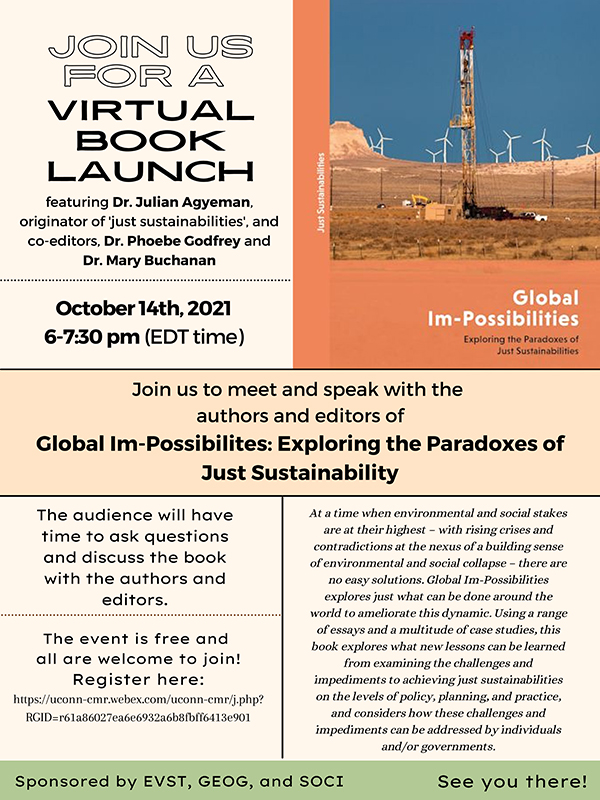 Flyer for virtual book launch